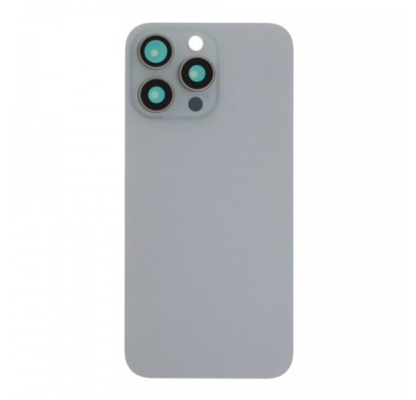 Tapa trasera con lente cristal para iPhone 15 pro max