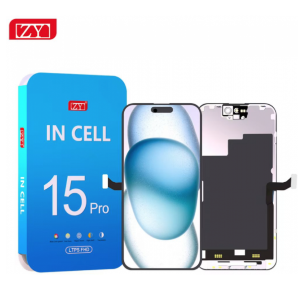 Pantalla Completa Zy 1080p Calidad Premium COF Para iPhone 15 Pro